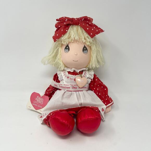 VTG Precious Moments Melody 15” Doll 1991 Valentines Day Applause 52088 - Picture 1 of 8